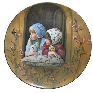 "Sunday Best" By Sandra Kuck Fine China Decorative Plate - Days Gone By Collecti